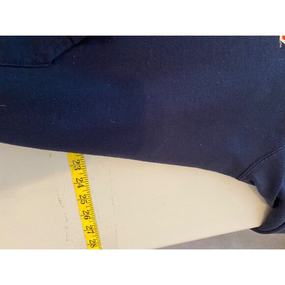 Champion Illinois Navy Blue Full-Zip Hoodie Pockets & Hood XL - Picture 7 of 8